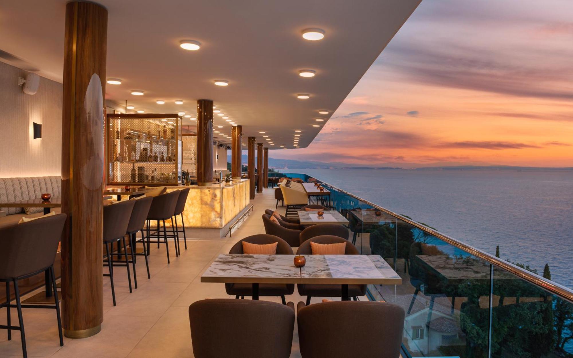 Hilton Rijeka Costabella Beach Resort And Spa Exterior photo The Sky Bar