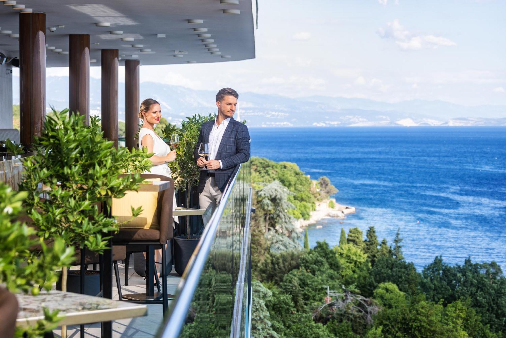 Hilton Rijeka Costabella Beach Resort And Spa Exterior photo View from the hotel
